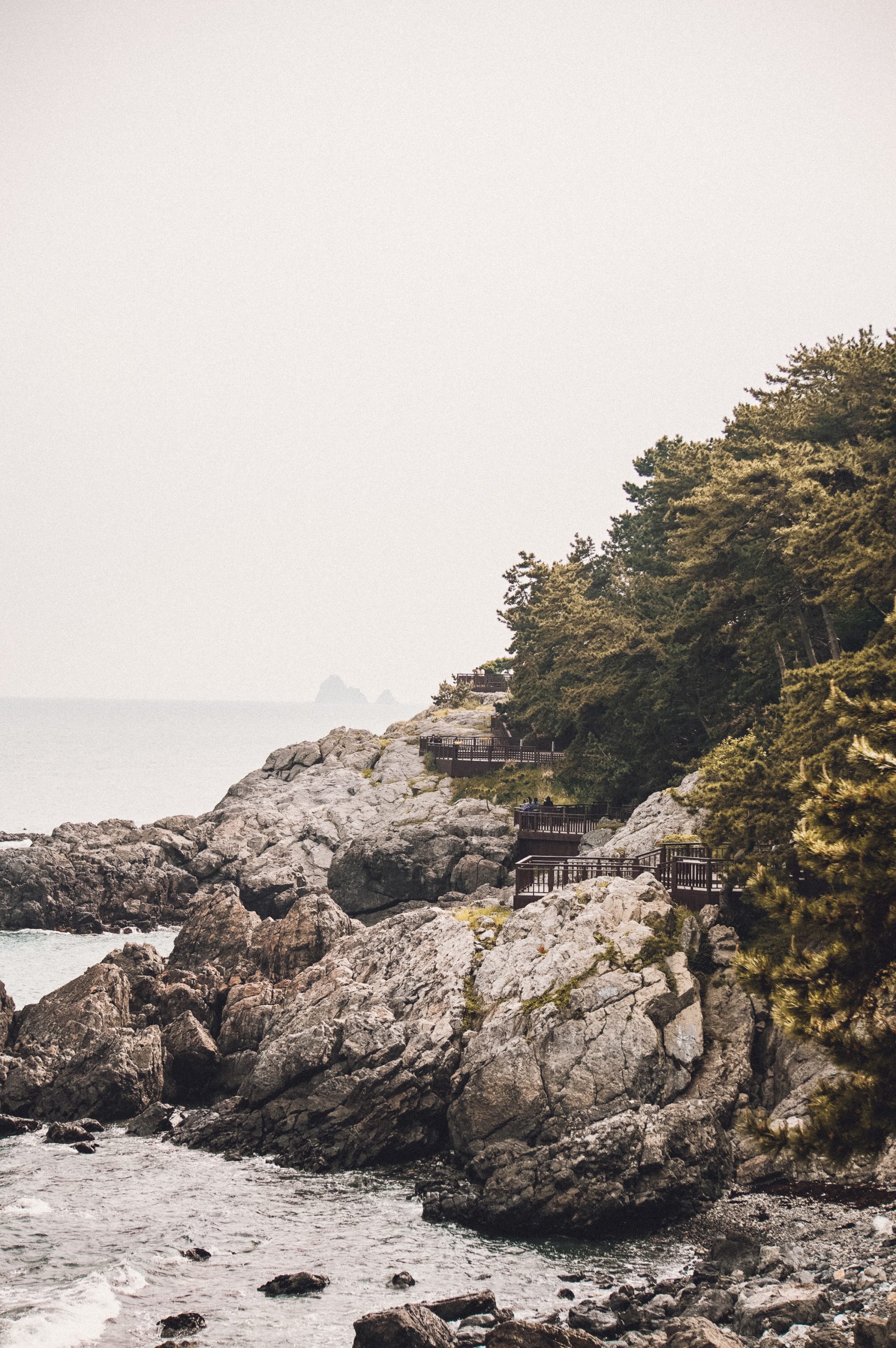 Dongbaek Island stairway