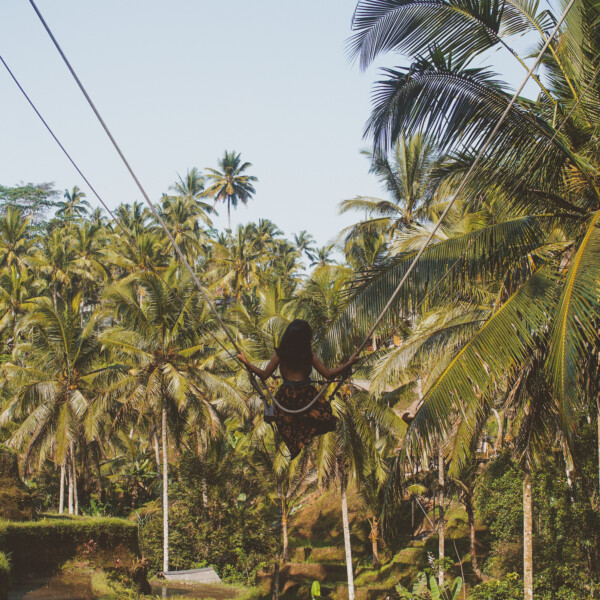 Tegalalang Rice Field swing in Ubud, Bali